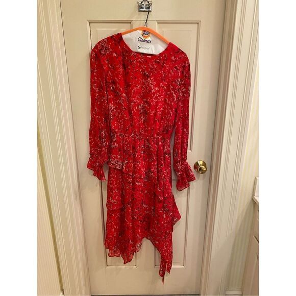 IRO floral asymmetric dress - Picture 2 of 9